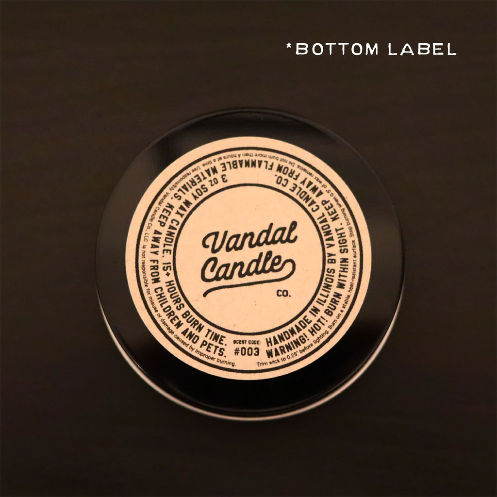 Hockey Puck Candle | 3 oz Candle | Soy Wax | Vandal Candle Co.